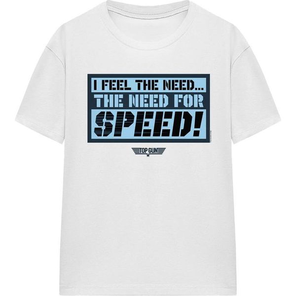 Top Gun - Maglietta "I Feel The Need"" Per Uomo/Donna Unisex TV16904 (S) (Bianco)"-image