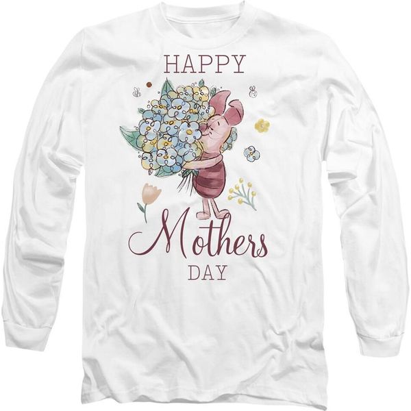 Winnie The Pooh - Maglietta "Happy Mothers Day"" Per Uomo/Donna Unisex TV14166 (Xl) (Bianco)"-image