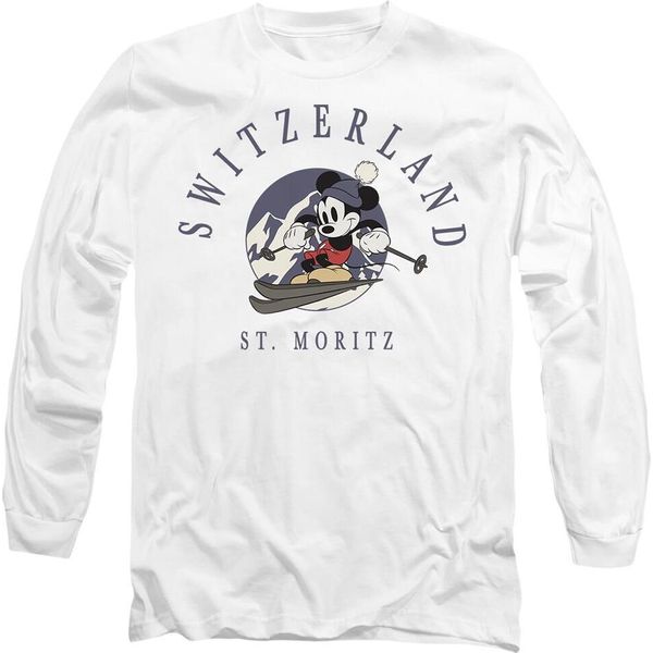 Disney - Maglietta "Svizzera"" Per Uomo/Donna Unisex TV14277 (M) (Bianco)"-image