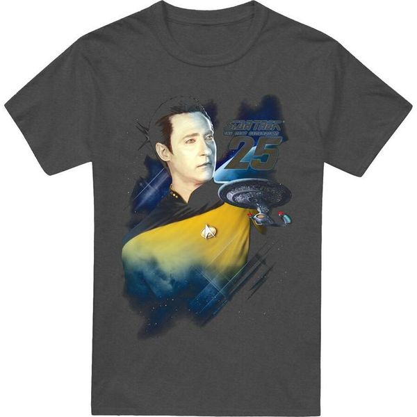 Star Trek - Maglietta "25Th"" Per Uomini/Donne Unisex TV17490 (3XL) (Charcoal)"-image