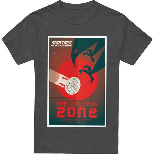 Maglietta Star Trek - "The Next Generation Stagione 1 Episodio 26"" Per Uomo/Donna Unisex TV17801 (Xxl) (Charcoal)"-image