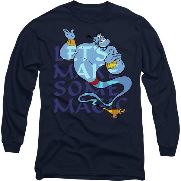Aladdin - Maglietta "Let's Make Some Magic"" Per Uomo/Donna Unisex TV14446 (Xxl) (Blu Navy)"-image