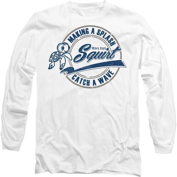 Alla Ricerca Di Nemo - Maglietta "Catch A Wave"" Per Uomo/Donna Unisex TV14157 (Xl) (Bianco)"-image
