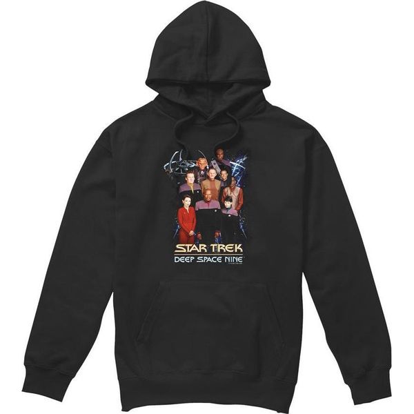 Star Trek - Felpa Con Cappuccio "DS9"" Da Uomo TV8163 (Xxl) (Nero)"-image
