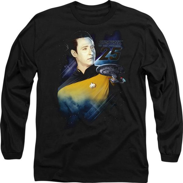 Star Trek - Maglietta "25Th"" Per Uomo/Donna Unisex TV9407 (Xl) (Nero)"-image