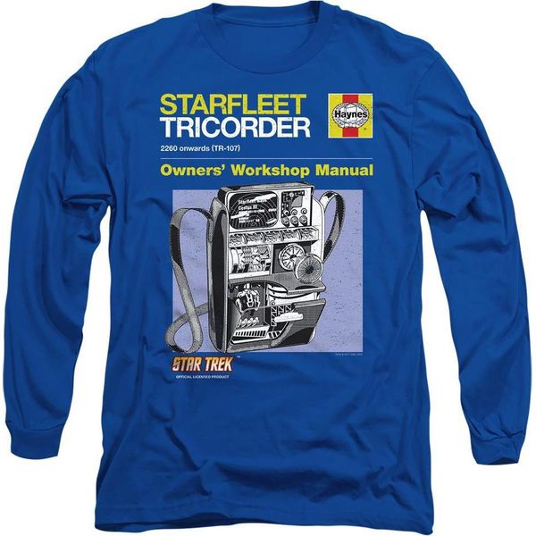 Star Trek - Maglietta "Tricorder"" Per Uomo/Donna Unisex TV9564 (Xxl) (Blu Reale)"-image
