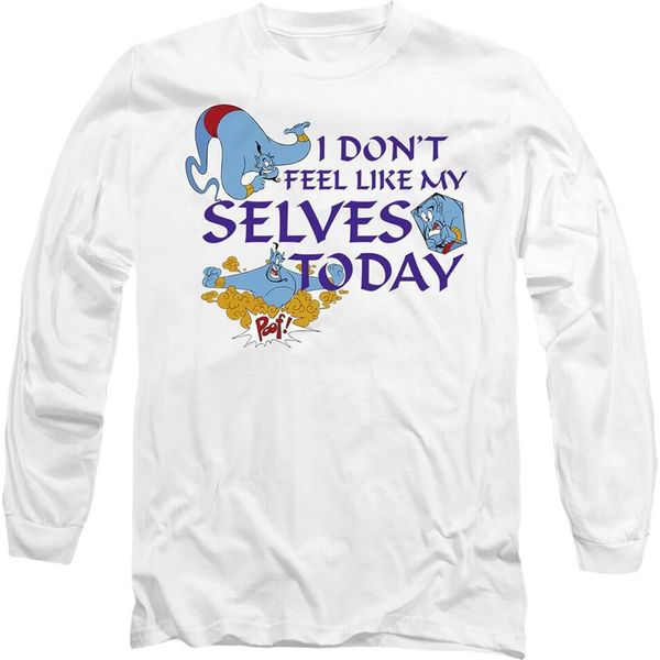 Aladdin - Maglietta "I Don't Feel Like My Selves Today"" Per Uomo/Donna Unisex TV14466 (S) (Bianco)"-image
