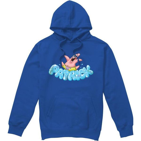 Spongebob Squarepants - Felpa Con Cappuccio "Happy Go Lucky"" Per Uomo TV8842 (M) (Blu Reale)"-image