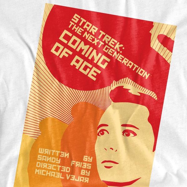 Maglietta Star Trek - "The Next Generation Stagione 1 Episodio 19"" Per Uomo/Donna Unisex TV9822 (L) (Bianco)"-image