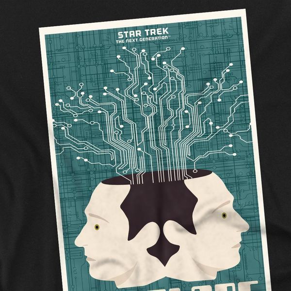 Star Trek - "The Next Generation Stagione 1 Episodio 13"" Maglietta Per Bambini/Ragazzi Unisex TV9811 (M) (Schwarz)"-image