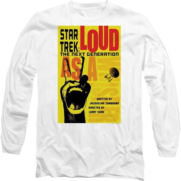 Maglietta Star Trek - "The Next Generation Stagione 2 Episodio 5"" Per Uomo/Donna Unisex TV9846 (L) (Bianco)"-image