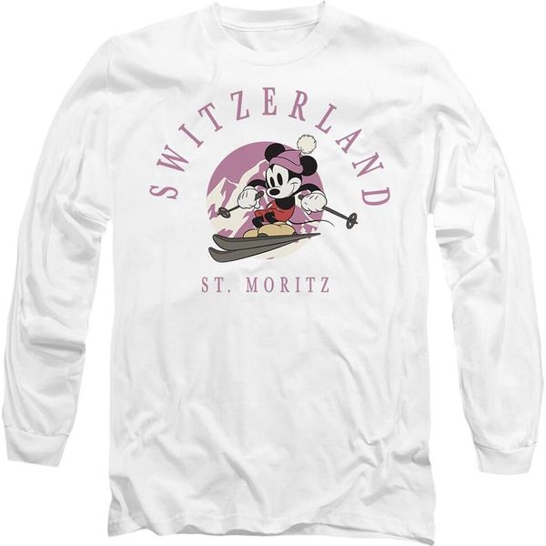 Disney - Maglietta "Svizzera"" Per Uomo/Donna Unisex TV14400 (L) (Bianco)"-image