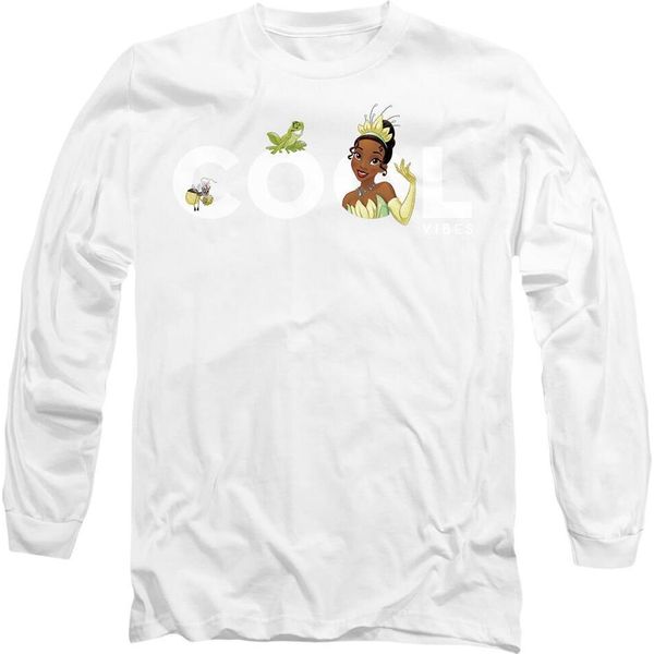 La Principessa E Il Ranocchio - Maglietta "Cool Vibes"" Per Bambini/Donne Unisex TV14780 (Xxl) (Weiß)"-image