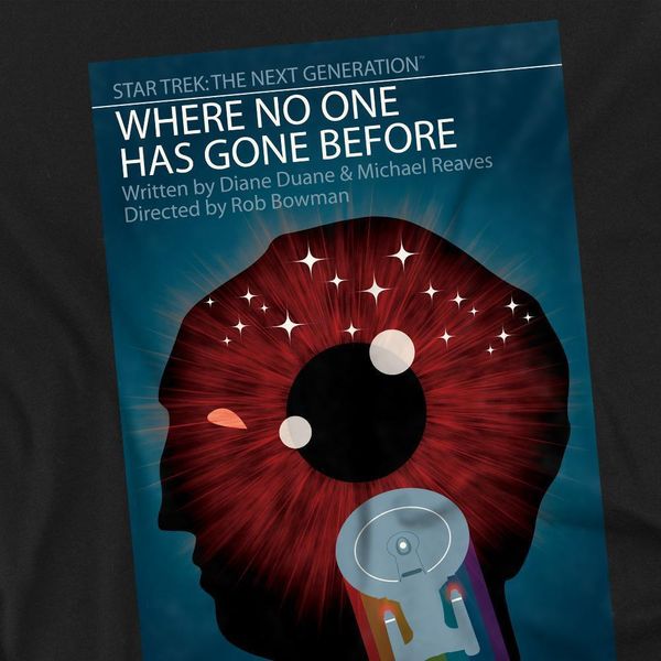 Maglietta Star Trek - "The Next Generation Stagione 1 Episodio 6"" Per Uomo/Donna Unisex TV9797 (S) (Nero)"-image
