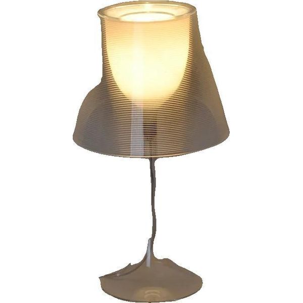 Lampada Da Tavolo, Design Moderno In Acrilico, Illuminazione Led Ad Alta Efficienza Energetica, Trasparente, Spina Ue 220V-image