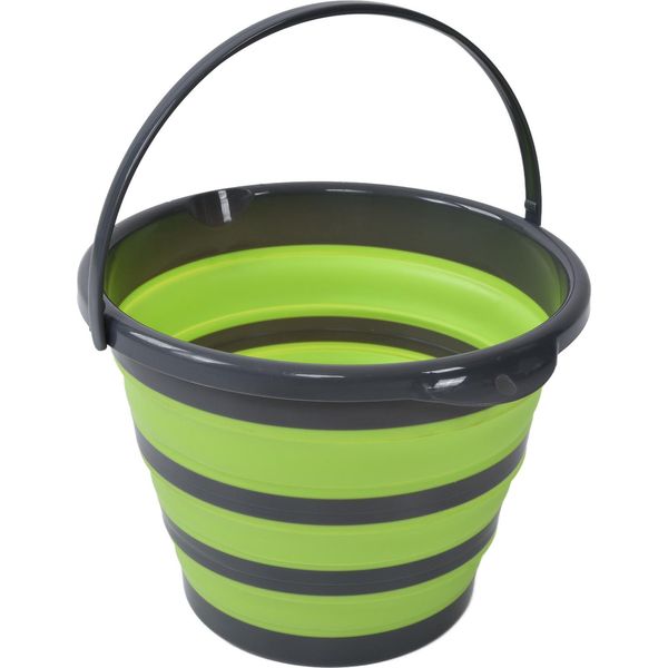 Secchio Pieghevole, Secchio Pieghevole, Secchio Portatile, Secchio Pieghevole 10L, Contenitore Per Bacino D'acqua, Forniture All'aperto-image