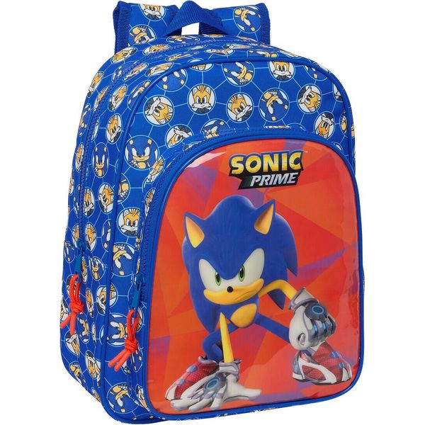 Zaino Scuola Sonic Prime Blue 26 X 34 X 11 Cm-image