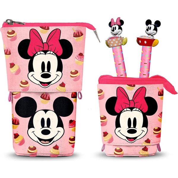Astuccio Minnie Pop Up Con 2 Penne Gel Cancellabili-image