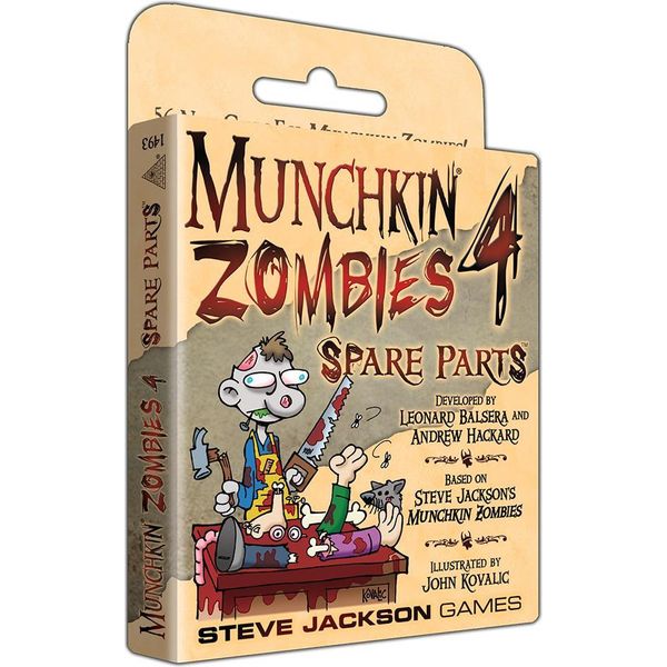 Munchkin Zombies 4 Spare Parts - Gioco Di Carte Espansione - Inglese-image