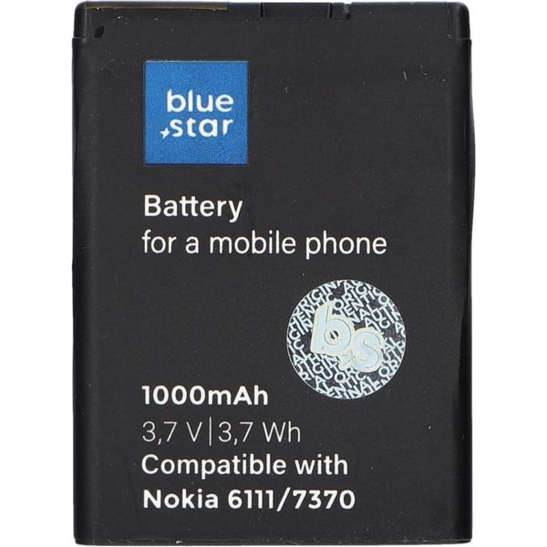 Bluestar Ricaricabile Telefono Batteria Di Ricambio Nokia 6111 N76 7500 Li-Ion 1000 Mah Analog BL-4B-image