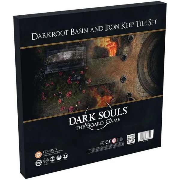 Steamforged Games - Dark Souls: Il Gioco Da Tavolo - Set Di Tessere Del Bacino Di Darkroot E Della Fortezza Di Ferro-image