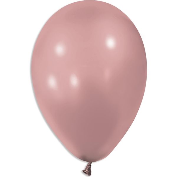 Decorazione Per Feste Con Palloncini 100 Pezzi Rosa Metallizzato 30 Cm - Taglia Unica-image