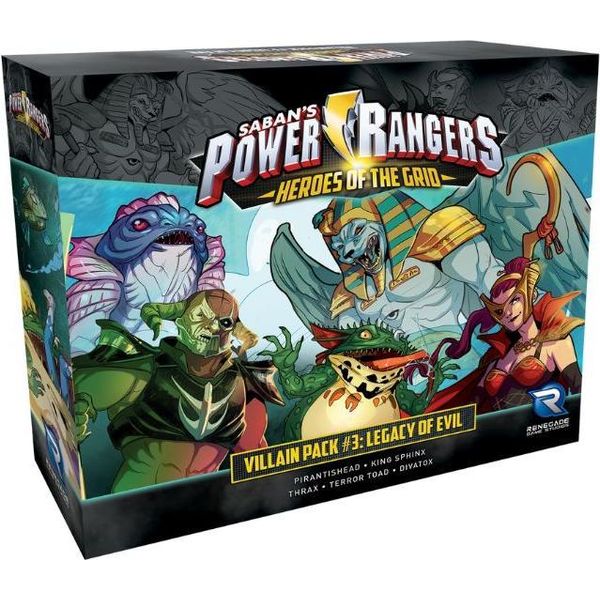 Power Rangers: Heroes Of The Grid Villain Pack #3 Legacy Of Evil - Gioco Da Tavolo - Edizione Inglese-image