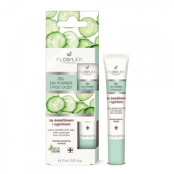 Gel Per Palpebre E Occhi Con Estratto Di Cartamo E Cetriolo 15Ml-image