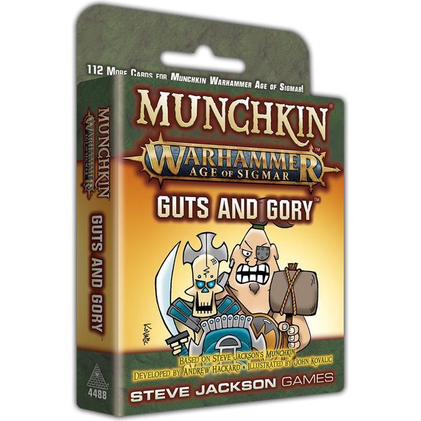 Munchkin Warhammer: Age Of Sigmar - Guts And Gory - Gioco Di Carte Espansione - Inglese-image