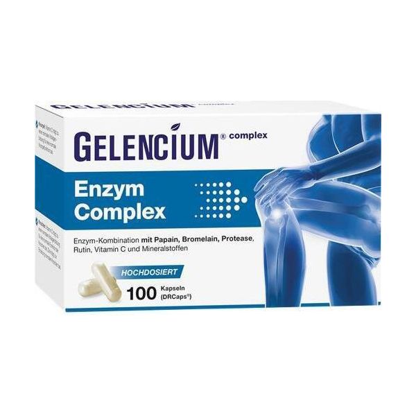 Complesso Enzimatico Gelencium Ad Alto Dosaggio Con Bromelina 100 Cap-image