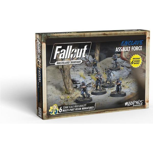 Fallout Enclave Assault Force - Miniature - Inglese-image