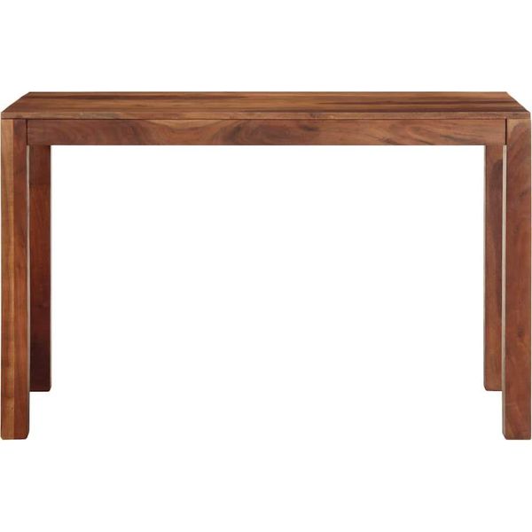 Vidaxl Tavolo Da Pranzo 120X60X76 Cm In Legno Massiccio Di Acacia-image
