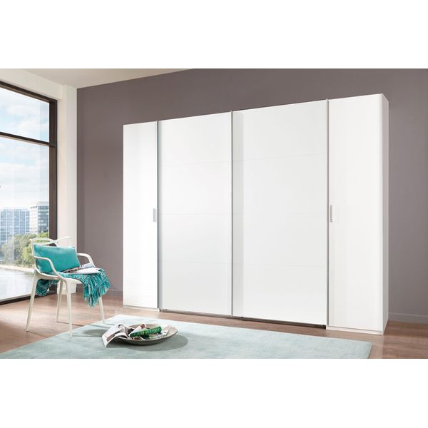 SchwebetüRenschrank Wimex "Lotto", Weiß, B:270Cm H:210Cm T:65Cm, SchräNke, SchwebetüRenschrank-image