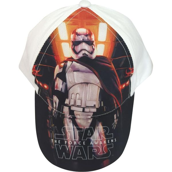Cappello Star Wars The Force Awakens - Captain Phasma Per Bambini Cappy Basecap Cap Bianco Taglia 52-image