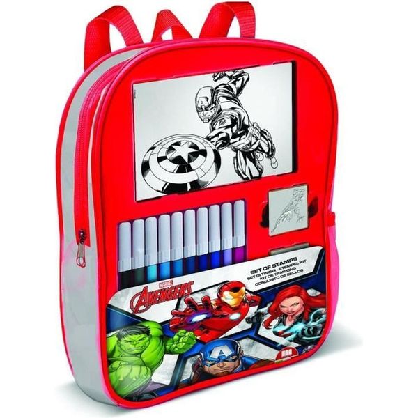 Zaino Pieno - Multiprint - 24873 - 4 Francobolli Avengers-image