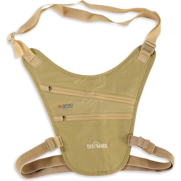 Tatonka Marsupio Borsa A Tracolla Skin Chest Holster Rfid Block Natural Marrone-image