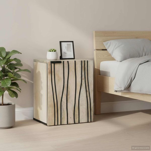 Vidaxl Mobile Lavabo Con Anta Bianco 38 X 33,5 X 48 Cm Materiale A Base Di Legno-image