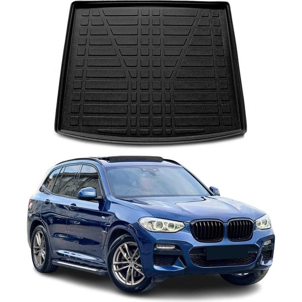 Vaschetta Portaoggetti Vaschetta Portaoggetti Per Bmw X3 G01 2017-2024 Gomma Tpe Nero-image