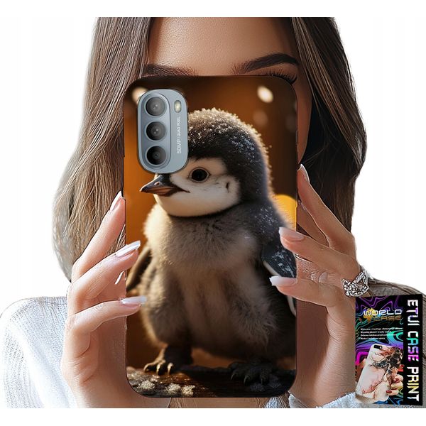 Custodia Per Motorola G31 / G41 - Pinguino Carino, Tuptak, Madagascar Motivi-image