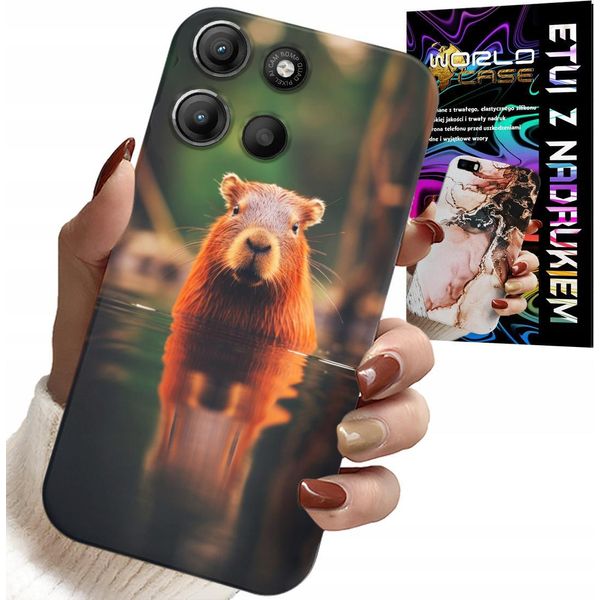 Custodia Per Motorola Edge 60 Pro 5G - Sweet Capybara, Capybara, Design Multipli-image