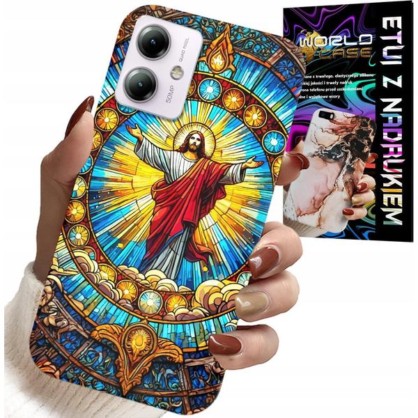 Custodia Per Motorola Moto G14 - Gesù Cristianesimo Religione + Vetro-image