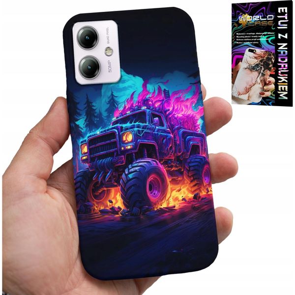 Custodia Per Motorola Moto G14 - Monstertruck Mega Truck Design Case-image