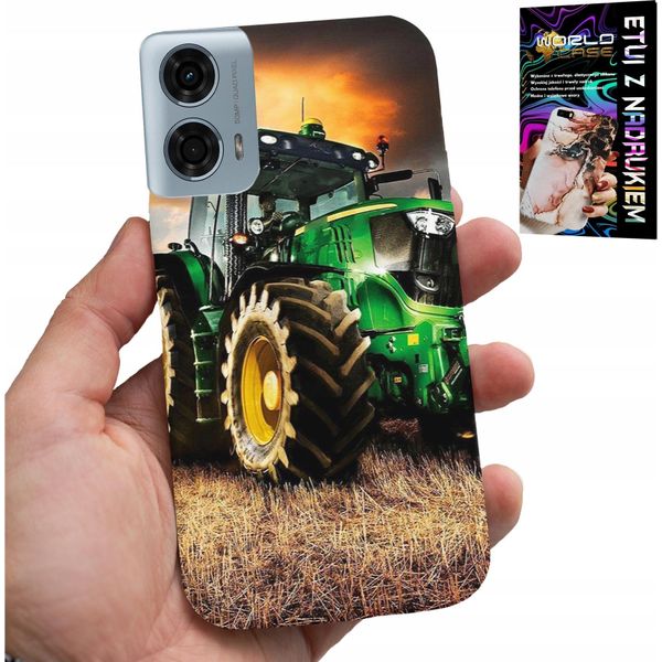 Custodia Per Motorola Moto G85 5G - Trattore Agricolo + Vetro-image