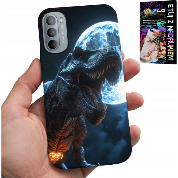 Custodia Per Motorola G31 / G41 - Dino Dinosauro Tyrannosaurus Custodia Case-image