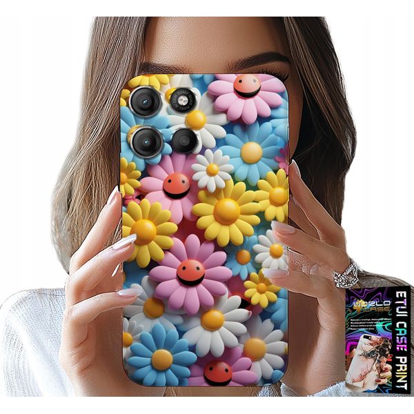 Custodia Per Motorola Moto G15 - Fiori Colorati, Margherite Custodia Case-image