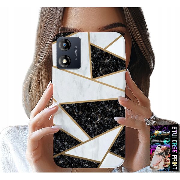Custodia Per Motorola Moto E13 - Design Elegante E Alla Moda Custodia + Foil-image