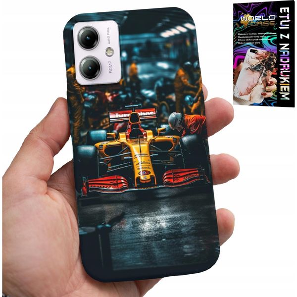 Custodia Per Motorola Moto G54 5G - F1 Formula 1 Auto Da Corsa Design Multipli-image