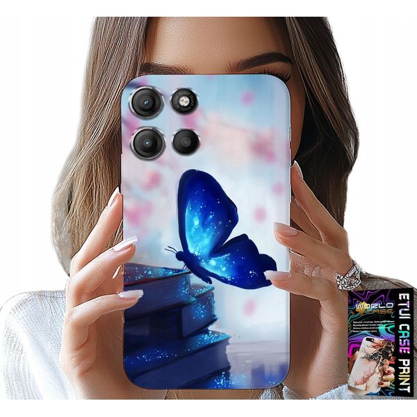 Custodia Per Motorola Moto G15 - Farfalla Blu, Farfalla, Motivi Femminili-image