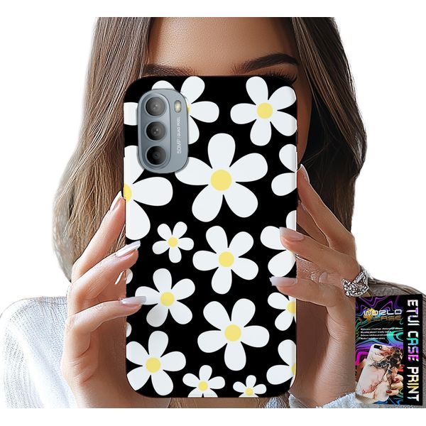 Custodia Per Motorola G31 / G41 - Margherita, Margherite, Fiori, Schienale-image