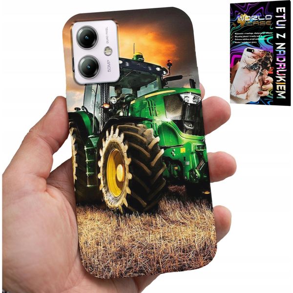 Custodia Per Motorola Moto G14 - Trattore Agricolo + Vetro-image